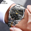 Hommes Montre De Mode Hommes D&#39;affaires En Acier Inoxydable Bande Montre Jour/Date Résistant À L&#39;eau Montre Mécanique De Luxe Hommes Horloge